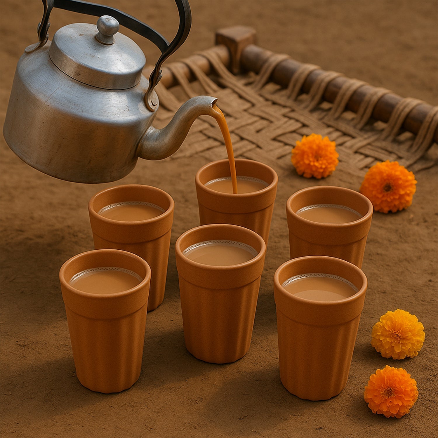 Konvex Traditional Chai Cups (125 ML / 6 Pc) Konvex Traditional Chai Cups (125 ML / 6 Pc)